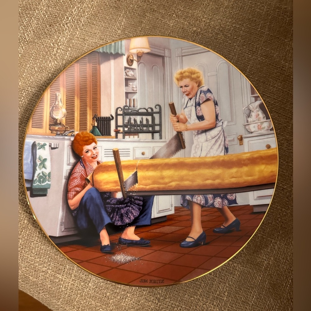 I Love Lucy A Rising Problem Hamilton Collector Plate